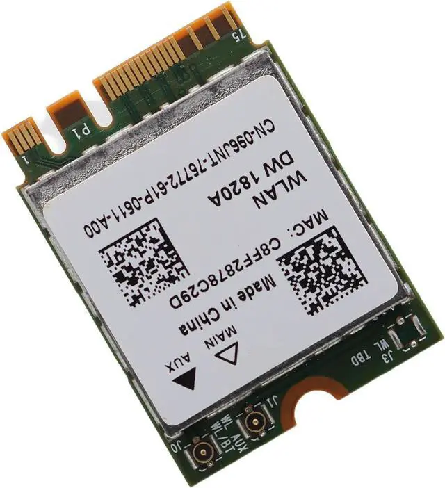 Alt view image 4 of 7 - JAENFONG BCM94352Z Dual Band NGFF M.2 Wireless Network Card,4.0, 802.11ac WiFi Adapter (Cable+Antenna+Baffle)