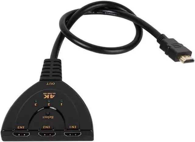 Alt view image 3 of 3 - JAENFONG
3 Port HDMI Splitter Cable 1080P Switch Switcher HUB Adapter for HDTV PS4 Xbox