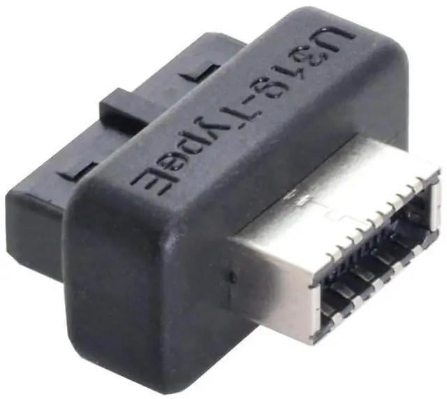 Alt view image 4 of 7 - JAENFONG Overmold Motherboard USB 3.0 19/20Pin to USB 3.1 Type-E Front Panel Socket Extension Adapter