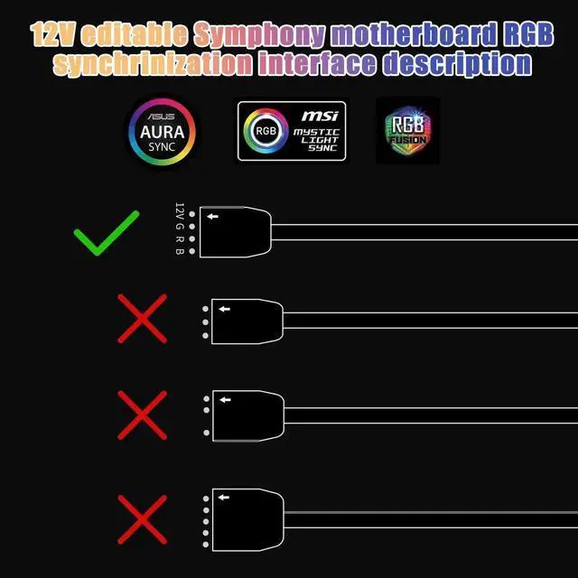 Alt view image 6 of 6 - JAENFONG 12V 4Pin RGB LED Splitter 4 Pins LED Splitter Cable LED Strip Connector 1 to 10 Y Splitter for RGB 5050 3528 LED Light Strips with 50CM Extension Cable