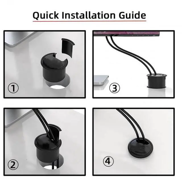 Alt view image 3 of 7 - USB 3.0 Hub SD TF 3 Port USB 60mm Desk Grommet Splitter Dock Station Micro-SD Card Reader for Desktop PC Desk
Be the first to review this product...