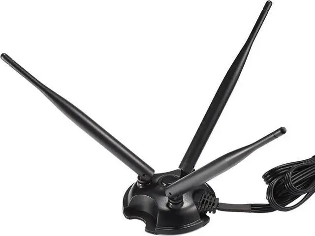 Alt view image 7 of 7 - JAENFONG 2.4GHz 5GHz Dual Band WiFi Antenna, Triple RP-SMA Antenna Magnetic Base for PC Desktop Computer, PCIe WiFi Card, WiFi Wireless Router, Mobile Hotspot, External WiFi USB Adapter