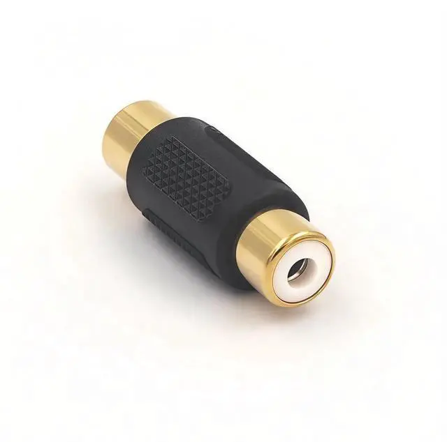 Alt view image 6 of 6 - 6-Pack Gold Plated RCA Female to RCA Female Coupler,Compatible with Phono,Speaker,RCA Cable,Amplifier