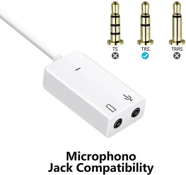 Alt view image 5 of 6 - USB Sound Card Adapter 7.1 Channel External Audio Adapter Stereo Sound Card Converter 3.5mm AUX Microphone Jackfor Windows, MAC, Linux, PC,Laptop, Desktops