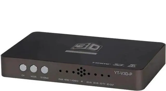 Alt view image 2 of 5 - HDMI Converter/2D to 3D/Video Converter Left and Right Up and Down Format to 3D Suitable Projection Blu-Ray Film US Plug