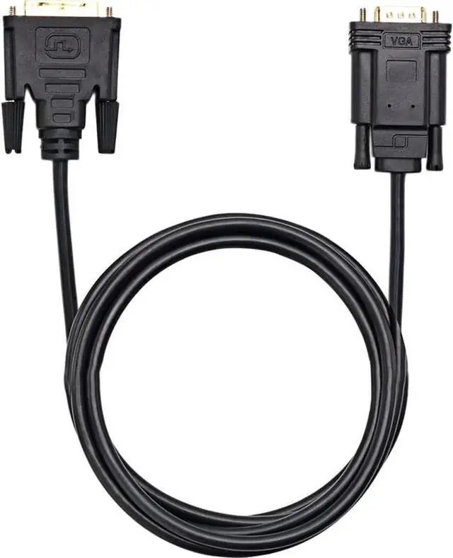Alt view image 6 of 7 - Active DVI to VGA, 6FT DVI 24+1 DVI-D M to VGA Male with Chip Active Adapter Converter Cable for PC DVD Monitor HDTV