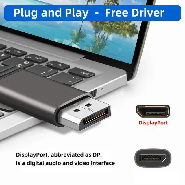 Alt view image 7 of 7 - Cable 8K DisplayPort Display Port Male to Female Extension Cable 90 Degree Angled Left