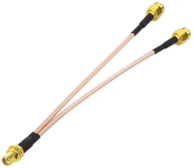 Alt view image 4 of 7 - 4G LTE Antenna Adapter Splitter Cable SMA Female to Dual SMA Male Cable 15cm 6 inch Compatible with 4G LTE Wireless Router CPE Hotspot Cellular Gateway Industrial IoT Router Mobile Modem