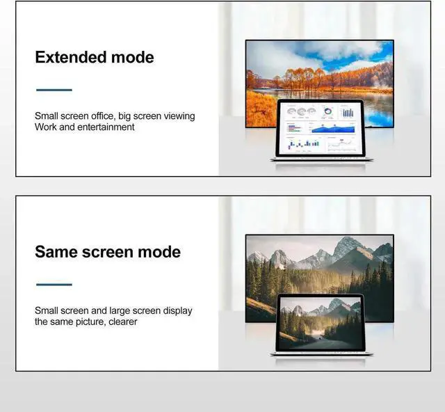Alt view image 4 of 7 - JAENFONG Mini DisplayPort to DisplayPort 1.4 Cable( Bi-Directional ) 8K@60Hz 4K@240Hz 32.4Gbps DisplayPort to Mini DisplayPort Cord HDR HDCP2.3 for Thunderbolt 2/1 MacBook GSync FreeSync Monitor -10 f