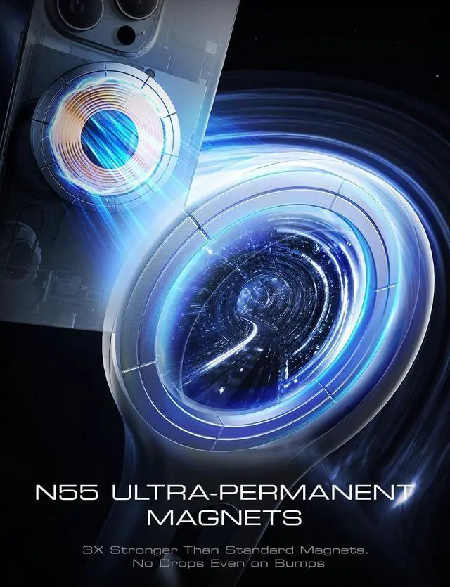 Alt view image 3 of 7 - for MagSafe Car Mount Magnetic Car Phone Mount Air Vent Phone Holder Car [Super Strong Magnets] Hands Free Cell Phone Holder 17X Strong Clip Car Accessories fit iPhone 16 15 14 13 Pro Plus Max