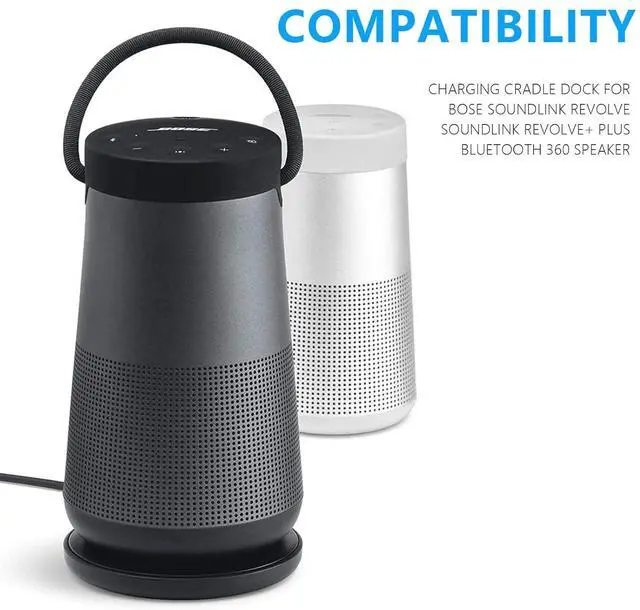 Alt view image 4 of 5 - Charging Cradle Charger for Bose Soundlink Revolve/Soundlink Revolve+ (Series II) Revolve Plus/Plus 2 Speaker Charging Dock Replacement Charger Base