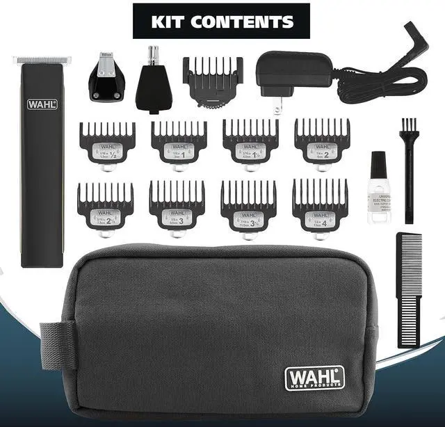 Alt view image 2 of 7 - Wahl USA Rechargeable Lithium Ion 2.0 Beard Trimmer for Men - Facial Hair Trimmer with Precision T Blade for Grooming, Detailing Head, Light Touch Ups, Ear Nose & Eyebrow Model 9886-300