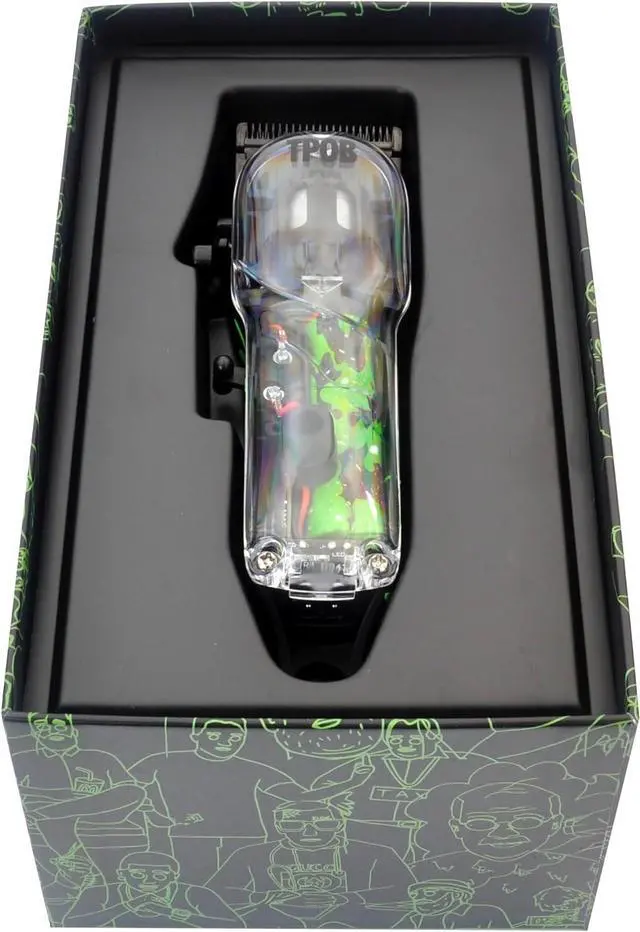 Alt view image 5 of 6 - TPOB Slime 2 Professional Hair Clippers Collection (Black with Splatts)