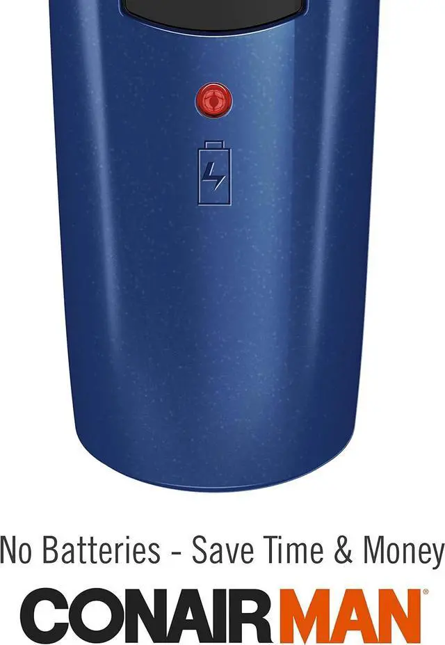 Alt view image 4 of 6 - ConairMAN Beard Trimmer for Men Includes Nose and Ear Hair Trimmer and with 5-Position Comb Attachment, 5 piece Men's Grooming Kit, Battery Operated