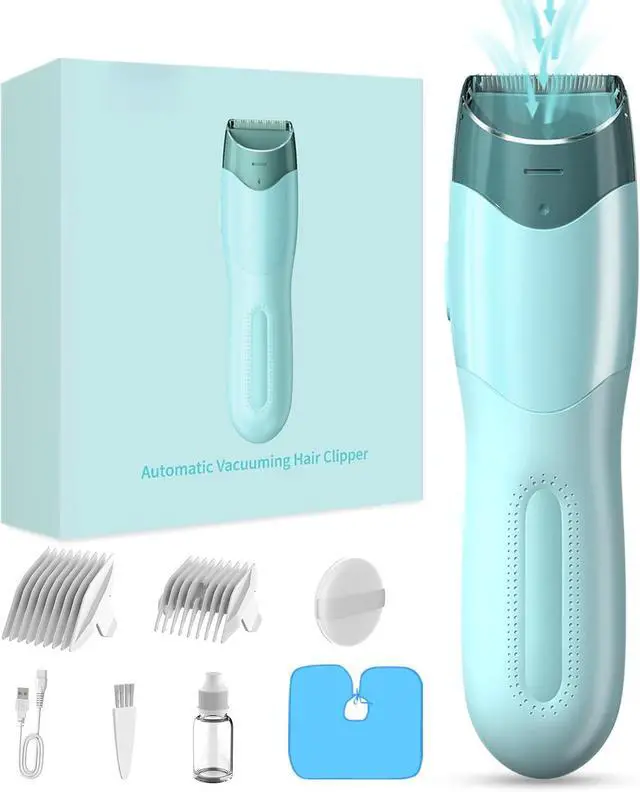 Main image of Favrison Vacuum Hair Clippers for Kids & Men, Electric Haircut Kit with Dual Motor Power, Cordless Professional Hair Trimmer, IPX7 Waterproof & Rechargeable