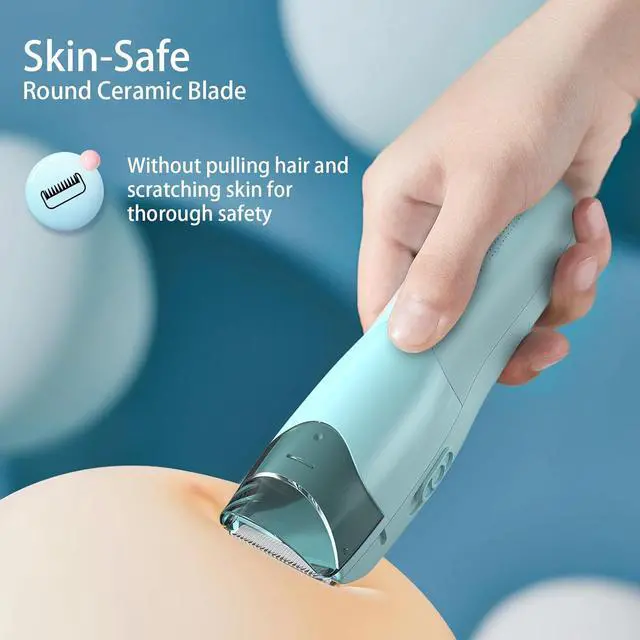 Alt view image 4 of 7 - Favrison Vacuum Hair Clippers for Kids & Men, Electric Haircut Kit with Dual Motor Power, Cordless Professional Hair Trimmer, IPX7 Waterproof & Rechargeable