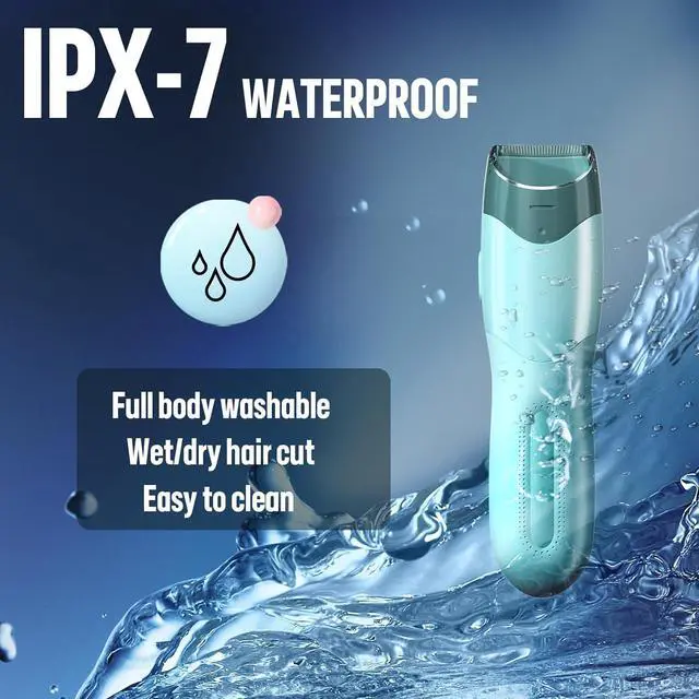 Alt view image 6 of 7 - Favrison Vacuum Hair Clippers for Kids & Men, Electric Haircut Kit with Dual Motor Power, Cordless Professional Hair Trimmer, IPX7 Waterproof & Rechargeable