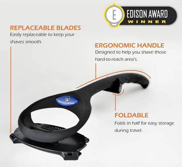 Alt view image 3 of 7 - Bakblade 2.0 Back Shavers for Men: DIY Hair Shaver, Safety Blade Technology & Ergonomic Handle, Wet & Dry Shaving (Extra Blades Included)