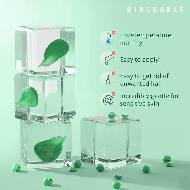 Alt view image 3 of 7 - Wax Beads (1lb) for Hair Removal - Aloe Vera Formula, Perfect for Sensitive Skin, Eyebrow, Brazilian Bikini, Legs, Facial and Full Body Waxing at Home