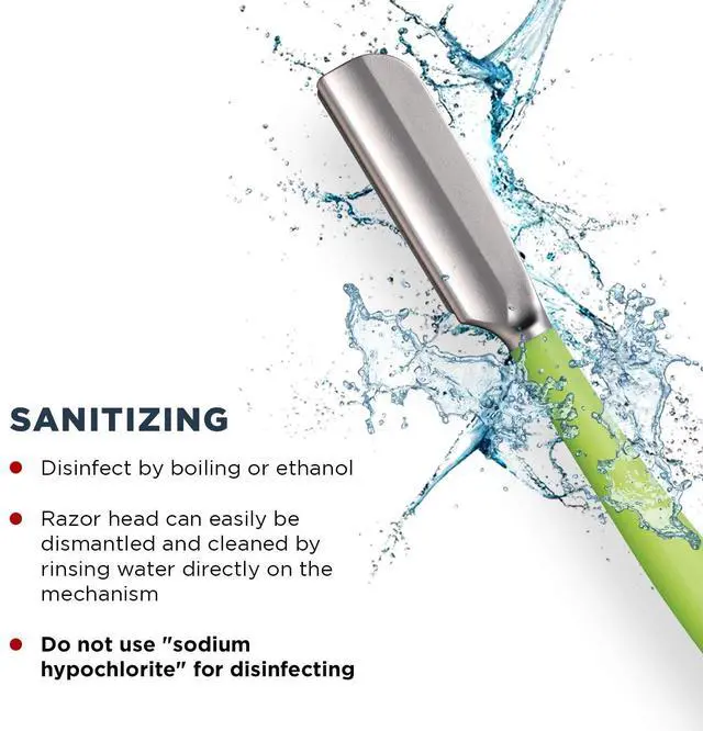 Alt view image 6 of 7 - Feather Artist Club Lime SS Straight Razor