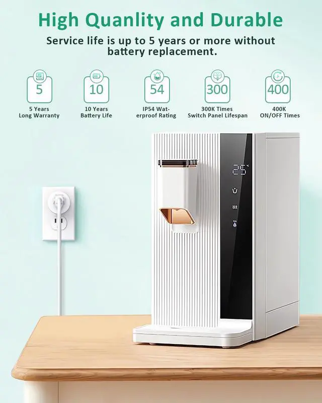 Alt view image 5 of 7 - Remote Control Outlet Plug with Countdown Function, 15A/1500W, 500 Feet RF Range Wireless Light Switch, No Wiring Needed Remote Outlet for Small Electrical Appliance,3 Outlets & 1 Remote