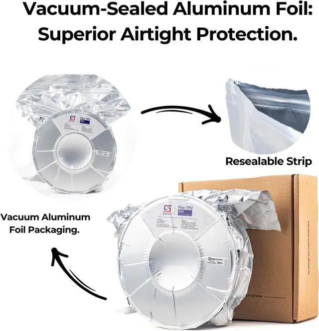 Alt view image 7 of 7 - Siraya Tech Fibreheart ABS-GF Premium Glass Fiber 3D Printer Filament - 93°C Heat Resistance, High Durability, Precision Printing - for Automotive & Industrial Applications (1kg, Black)