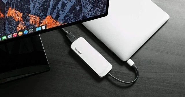 Alt view image 2 of 3 - Kingston Nucleum USB C Hub, 7-In-1 Type-C Adapter Hub Connect USB 3.0, 4K HDMI, SD and MicroSD Card, USB Type C Charging for MacBook, Chromebook, and Other Type-C devices