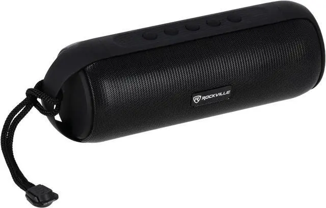 Alt view image 6 of 7 - Rockville RPB25 40W Peak/15W RMS Portable Bluetooth Speaker, TWS Stereo Pairing, USB/SD/Aux/FM, Micro USB Charging, Water-Resistant, for Outdoor and Indoor Use