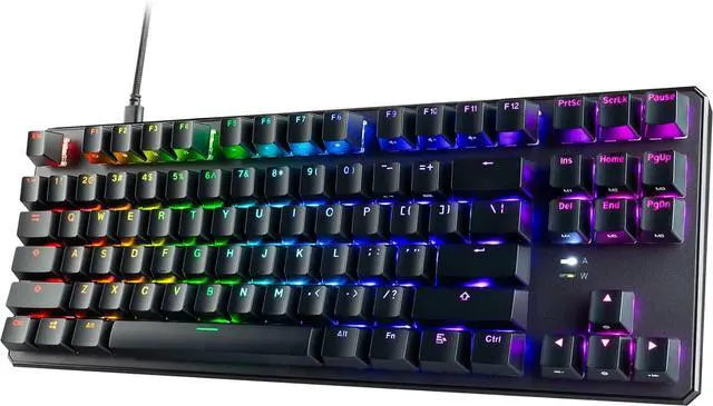Main image of TECWARE Phantom+ 87 Key Mechanical Gaming Keyboard, RGB led, TKL 75% Keyboard, Thocky Sounding, Wraith Red Switch