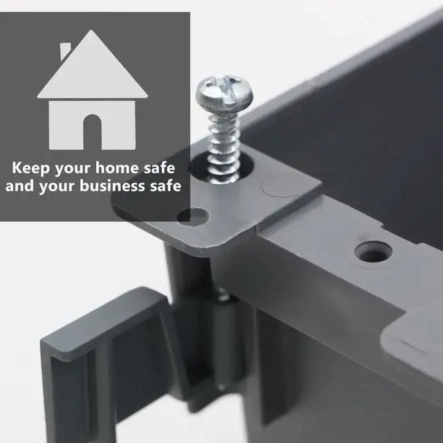 Alt view image 3 of 7 - MAKERELE 2 Gang Old Work Electrical Outlet Box| 26 cu.Inch (3 Pack) | Double Outlet Box|Adjustable Outlet Box for Switches| ETL Tested| 2 Hours Fire Safety and Home Improvement