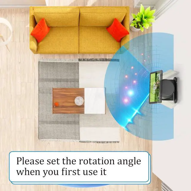 Alt view image 5 of 6 - PlusAcc Show 10 Wall Mount Stand - Holder Mount for Echo Show 10 3rd Gen, Space Saving Alexa Accessories Bracket Shelf (Black)