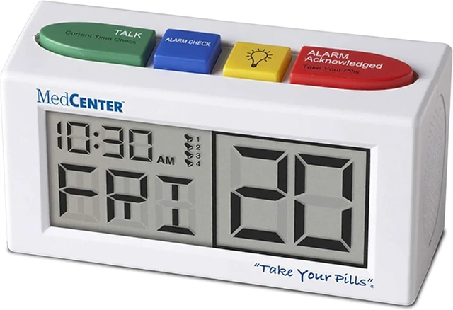 Main image of Digital Talking Medication Alarm Clock for Seniors