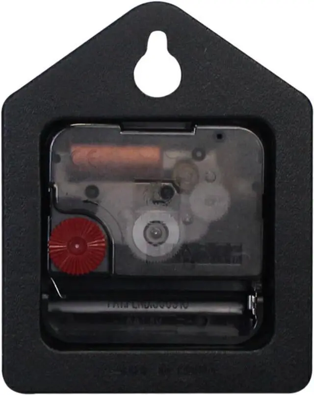 Alt view image 6 of 7 - Silent Wall Clock for Bathroom Decorarion, Battery Powered No Ticking 10 Inch Round Small Plastic Horloge for Home, Living Room