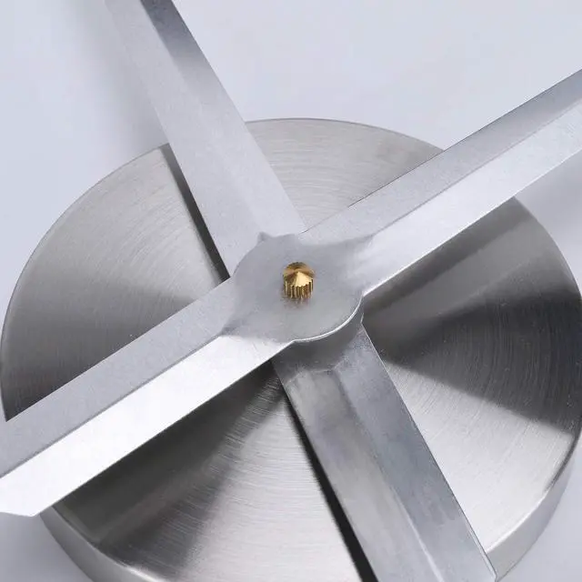 Alt view image 6 of 7 - Lafocuse Silent 24 Inch DIY Wall Clock with Large Clock Hands and Motor Kit, DIY 12888 Clock Movement Mechanism Replacement with 12 Inch Long Minute Hands, Silver