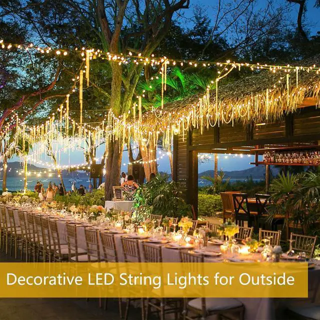 Alt view image 2 of 7 - Solar String Lights Outdoor, 2 Pack 400LED 144FT Extra-Long Fairy Lights