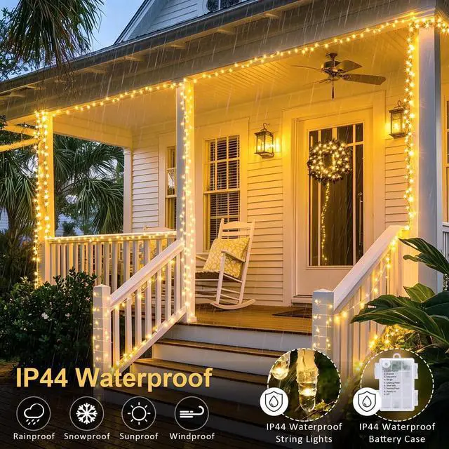 Alt view image 3 of 7 - JMEXSUSS Remote Control String Lights Battery Operated Classroom Lights