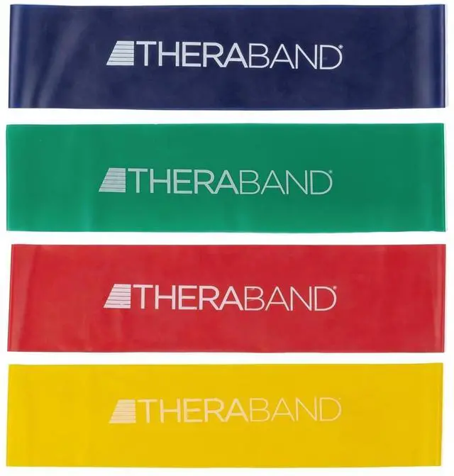 Main image of THERABAND Resistance Band Loop Set, 12", Exercise, Workout, Therapy