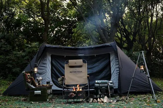 Alt view image 2 of 7 - OneTigris COMETA Camping Tent, Detachable Inner Mesh Tent & Portable Carry Bag Included, Easy Setup, Waterproof Windproof Tunnel Tent for Outdoors Camping Canoeing Beach Travel Picnic