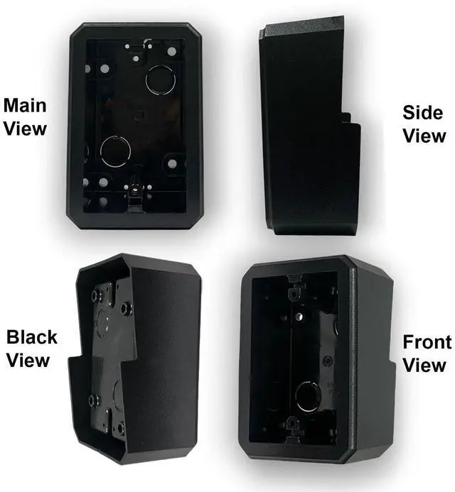 Alt view image 3 of 7 - iMBAPrice IMBA-FS8141-2 FS Outlet Device Box, Non-Metallic Paintable Weatherproof Electrical Box for 1/2 Inch Lap Siding, 18.6 Cu. in., White, 1-Gang, 2-Pack
