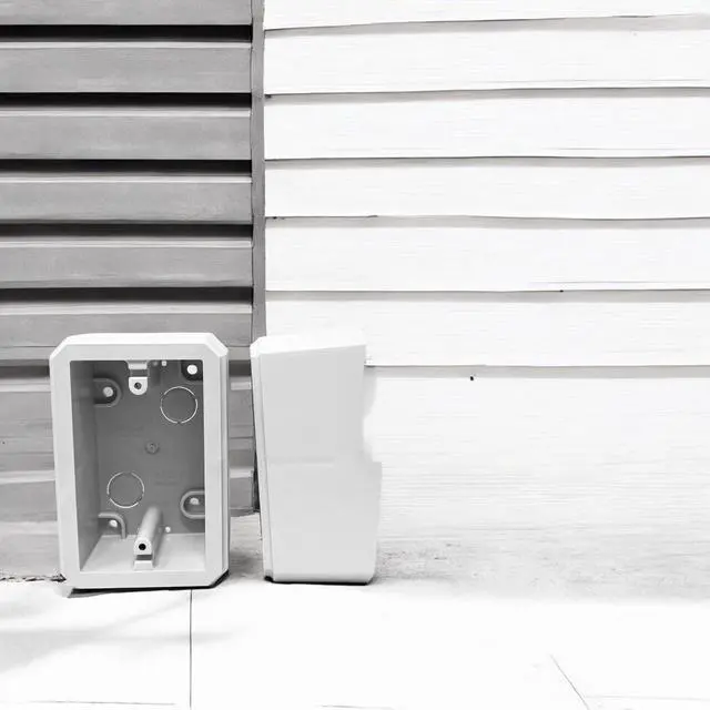 Alt view image 5 of 7 - iMBAPrice IMBA-FS8141-2 FS Outlet Device Box, Non-Metallic Paintable Weatherproof Electrical Box for 1/2 Inch Lap Siding, 18.6 Cu. in., White, 1-Gang, 2-Pack