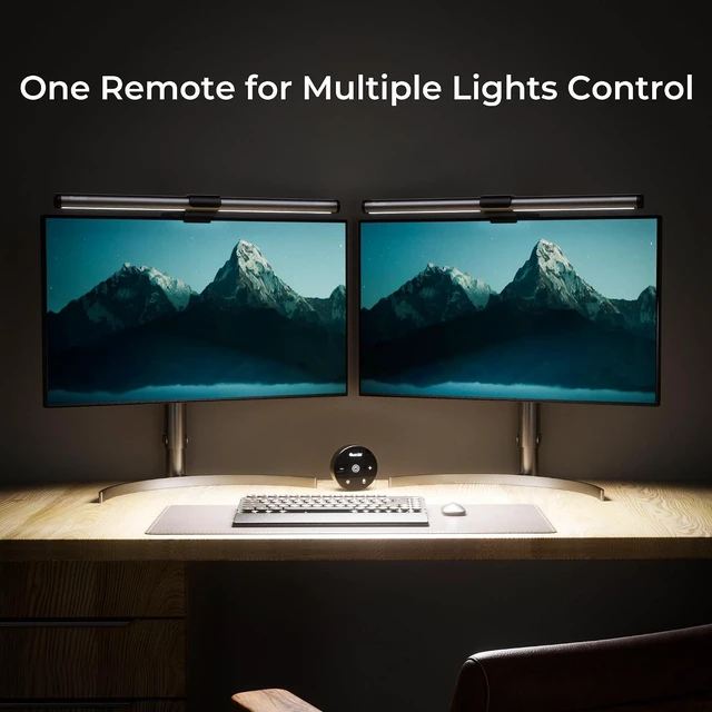 Alt view image 5 of 7 - Quntis Monitor Light Bar with Remote, Eye-Care No Glare Computer Light Bar