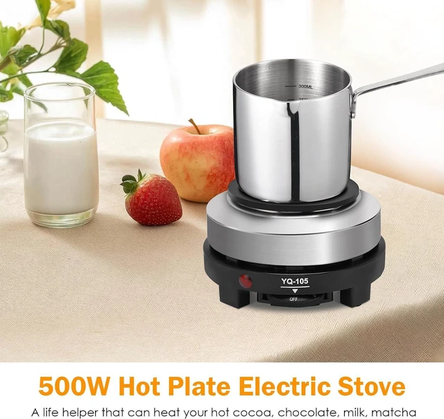 Alt view image 2 of 7 - Yinhing 500W Mini Electric Hot Plate Moka Pot Special 110V Portable Stove