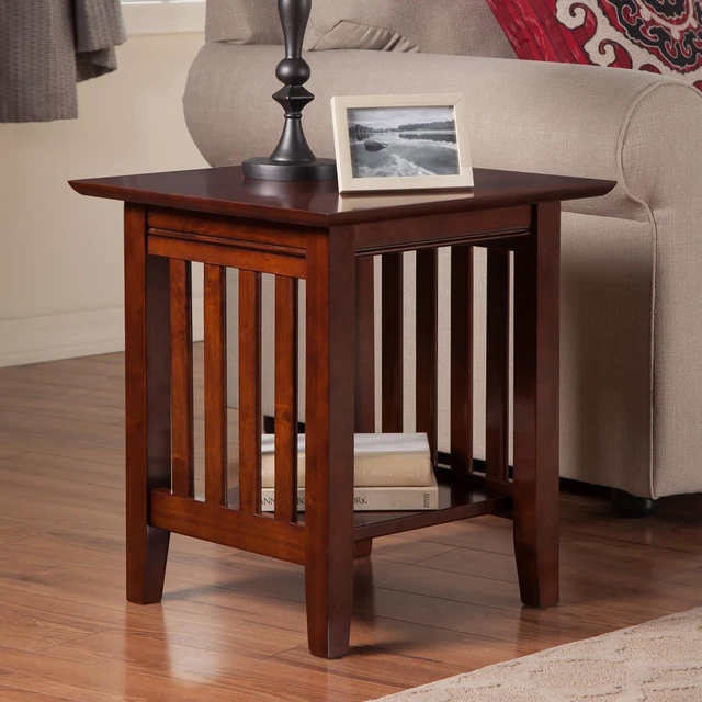 Alt view image 7 of 7 - AFI, Mission End Table, Walnut