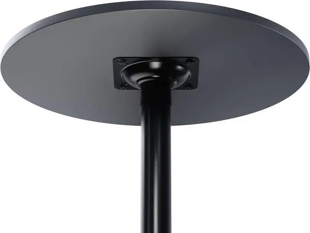 Alt view image 6 of 7 - Winsome Obsidion Round Tall Pub Table, Black, 40"