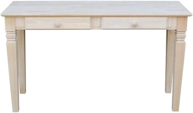 Alt view image 5 of 7 - IC International Concepts Java Console Table with 2 Drawers, Unfinished