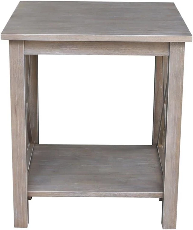 Alt view image 3 of 6 - International Concepts Table, Washed Gray Taupe