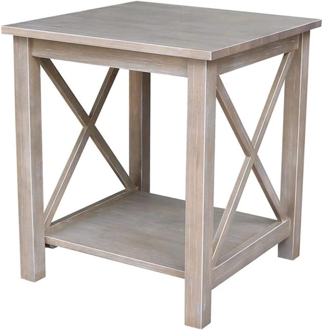 Main image of International Concepts Table, Washed Gray Taupe