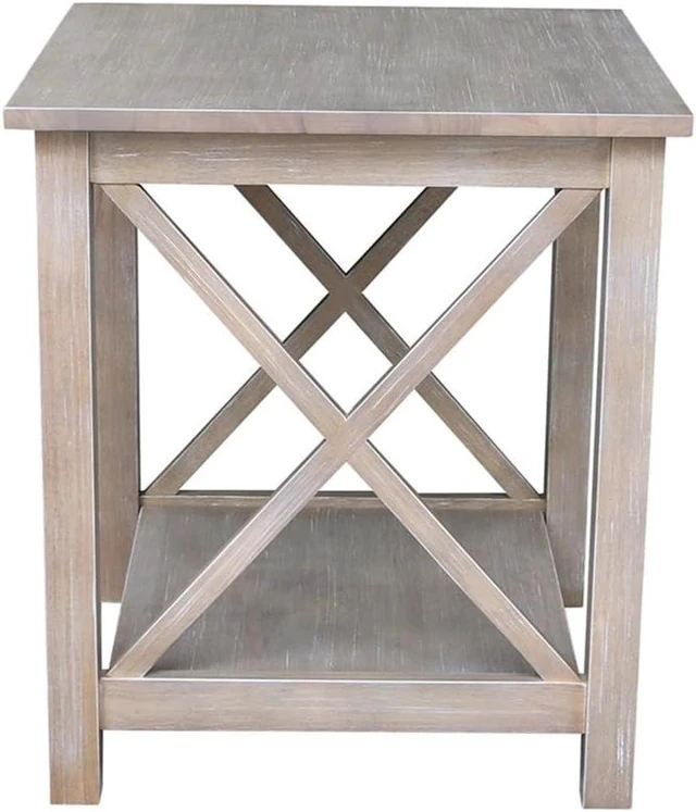 Alt view image 4 of 6 - International Concepts Table, Washed Gray Taupe