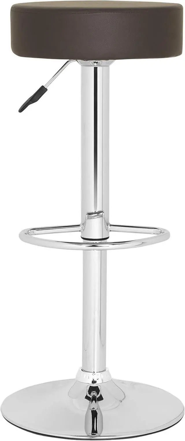 Main image of Safavieh Home Collection Jude White Adjustable Swivel Gas Lift 25.6-31.5-inch Bar Stool