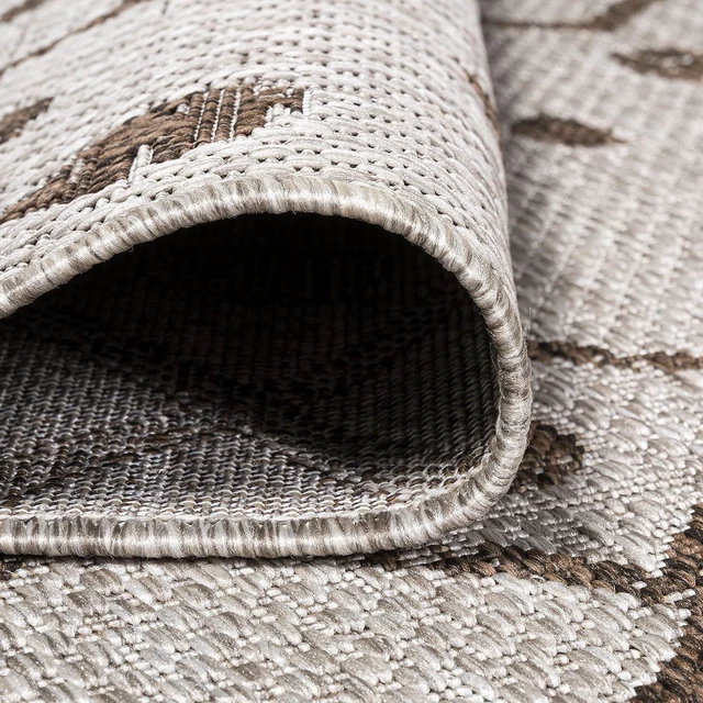 Alt view image 5 of 7 - JONATHAN Y Tribal Bohemian Indoor Outdoor Area Rug 3X5 Beige/Brown, Nokat for Backyard, Patio, Porch, Easy-Cleaning, High Traffic, Pet-Friendly, Non-Shedding (SMB131A-3)